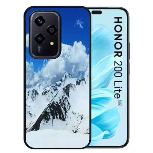 Coque Pour Honor 200 Lite - Montagne - Silicone - Noir