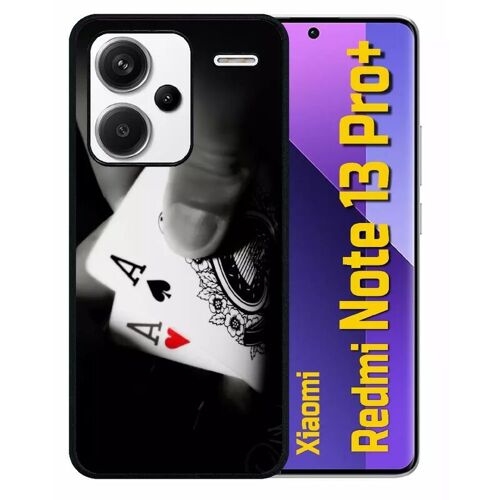 Coque Pour Redmi 13 Pro+ - Pocker - Silicone - Noir