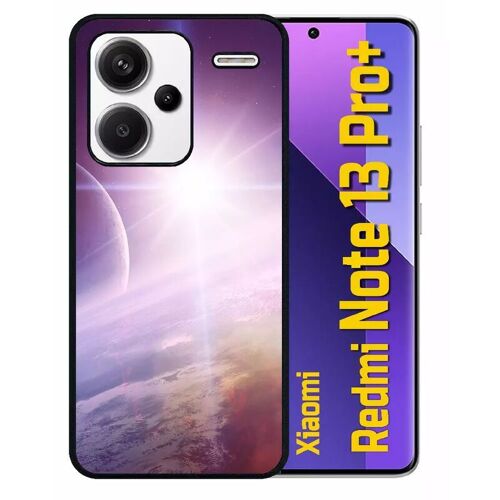 Coque Pour Redmi 13 Pro+ - Espace Terre - Silicone - Noir
