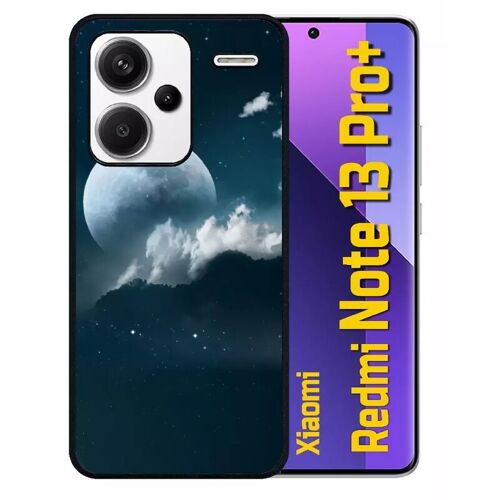 Coque Pour Redmi 13 Pro+ - Pleine Lune - Silicone - Noir