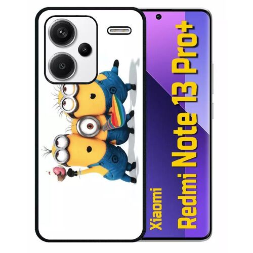 Coque Pour Redmi 13 Pro+ - Les Minions Font La Fête - Silicone - Noir