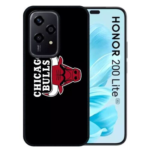 Coque Pour Honor 200 Lite - Chicago Bulls Nba - Silicone - Noir