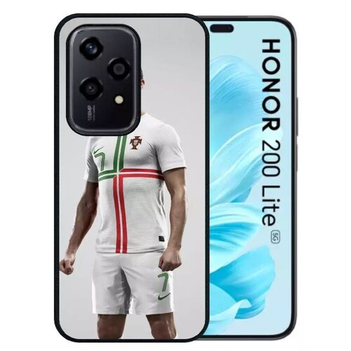 Coque Pour Honor 200 Lite - Christiano Ronaldo Selecao Portugal - Silicone - Noir