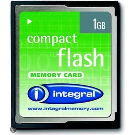 Integral - Carte mémoire flash - 1 Go - CompactFlash