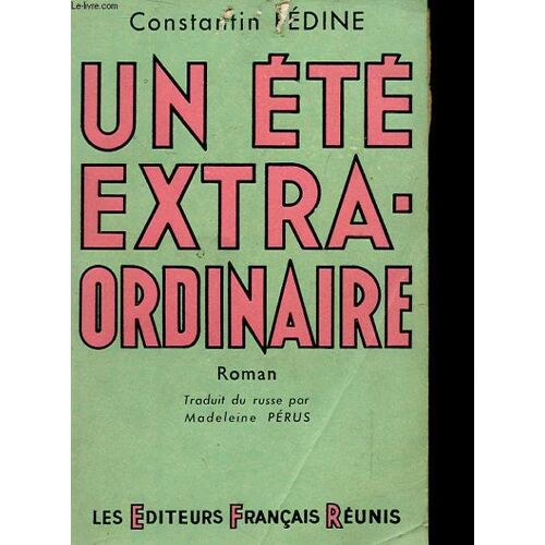 Un Ete Extra-Ordinaire