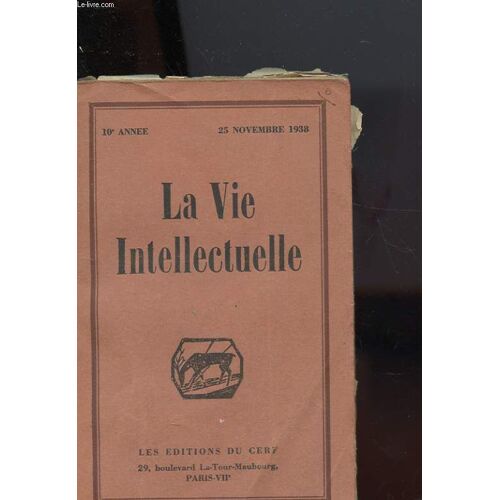 La Vie Intellectuelle