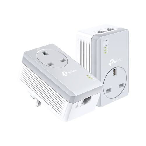 TP-Link TL-PA4022P KIT - V4 - Power Starter Kit - adaptateur CPL commutateur 2 ports - HomePlug AV (HPAV), HomePlug AV (HPAV) 2.0, IEEE 1901 - Branchement mural - avec TP-Link TL-PA4010P