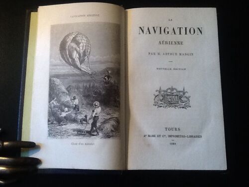 La Navigation Aérienne.Nouvelle Édition.1860 [Cartonnage Romantique]