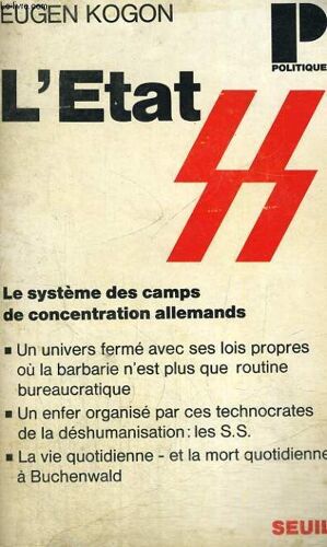 L'etat Ss - Collection Politique N°34
