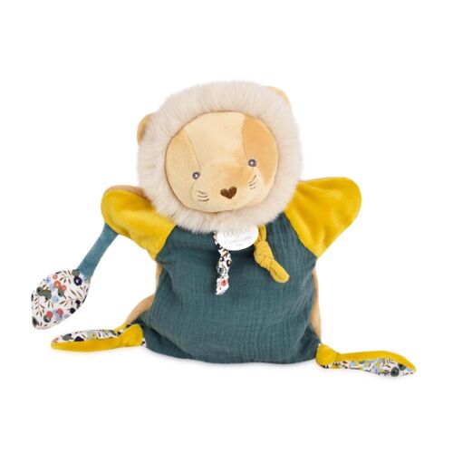 Doudou Marionnette Boh'aime Lion 25 Cm - Doudou Et Compagnie