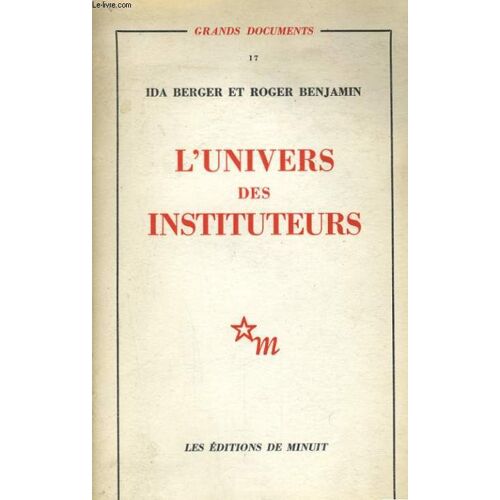 L'univers Des Instituteurs
