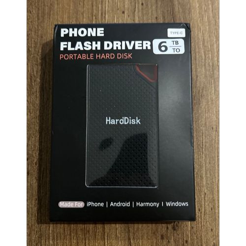 HardDisk Disque dur 6 To Phone flash driver portable
