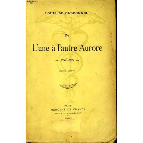 De L'une A L'autre Aurore, Poemes