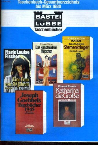 Taschenbuch-Gesamtverzeichnis Bis März 1980
