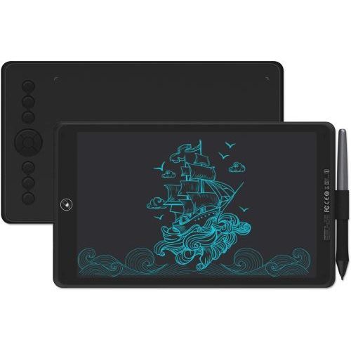 Tablette Graphics HUION à stylet de dessin Inspiroy Ink H320M Tablette d'écriture LCD avec stylet sans batterie PW100 (Noir)
