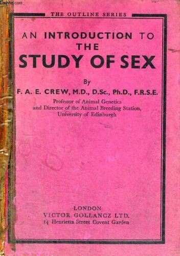 An Introduction To The Study Of Sex