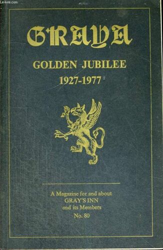 Graya N°80, Message Of Prince H.R.H. Charles, Prince Of Wales
