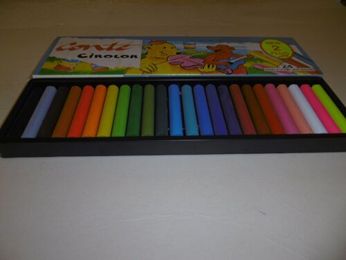 Boite De 24 Craies A La Cire Cirolor Conte 274