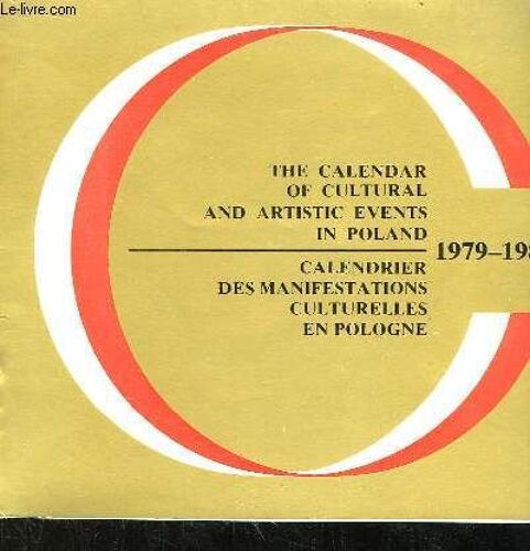 Calendrier Des Manifestations Culturelles En Pologne. 1979 - 1980