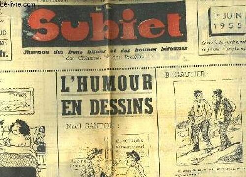 Le Subiet N°11 - 54e Année