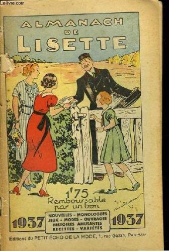 Almanach De Lisette 1937
