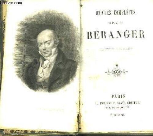 Oeuvres Complètes De P.J. De Béranger