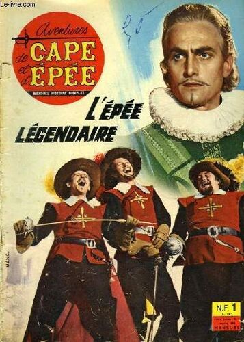 Aventures De Cape Et D'epée N°1 - 2e Année : L'epée Légendaire Avec Jeffrey Stone, Tamara Lees, Paul Campbell Et Sebastian Cabot