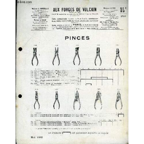 Catalogue-Fascicule De Pinces