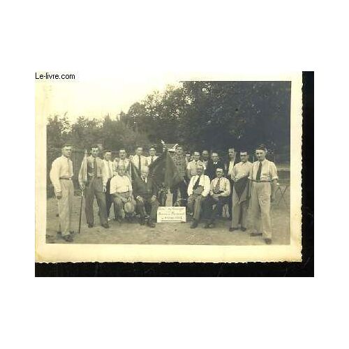 Photographie Originale. Souvenir Du Championnat De France De Boules, 1934 - Boule Ma Campagne