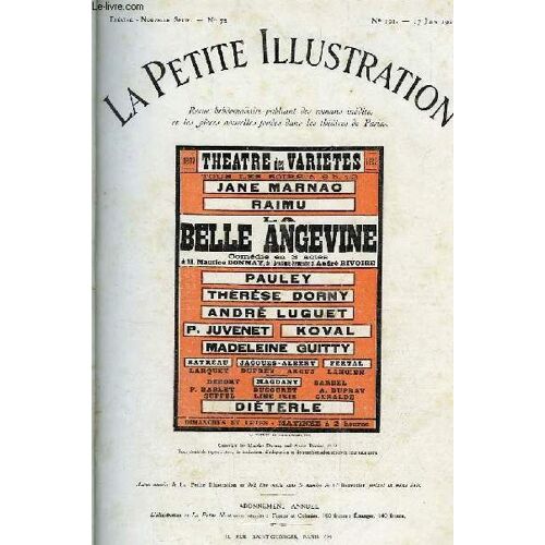 Recueil De Pièces De Théâtre, Extraits De La Petite Illustration. Année 1922 : Les Plaisirs Du Hasard, Par René Benjamin. La Belle Angevine, Par Maurice Donnay Et André Rivoire. Martine ...