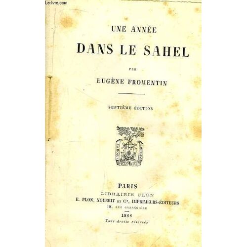 Une Année Dans Le Sahel