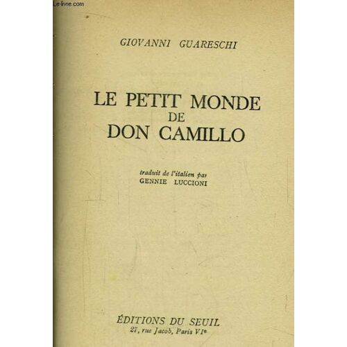 Le Petit Monde De Don Camillo