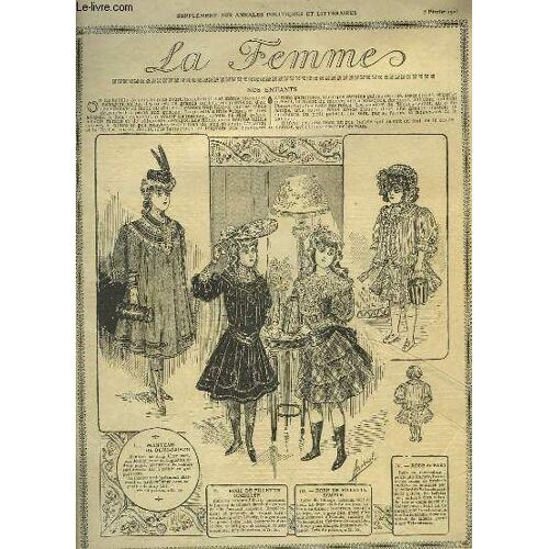 La Femme. Supplément Aux Annales Politiques Et Littéraires, Du 5 Février 1905 : Nos Enfants, Voile De Mariage
