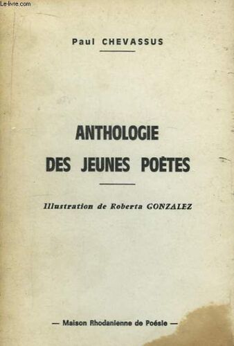 Anthologie Des Jeunes Poètes