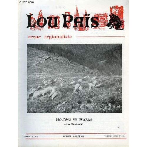 Lou Païs, N°185 : Troupeau En Cévenne