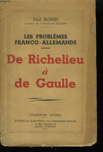 De Richelieu À De Gaulle
