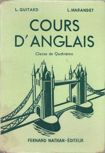 Cours   D' Anglais  --  Classe  De Quatrième --- 1956