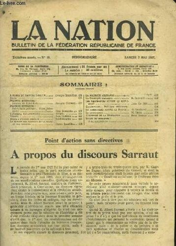 La Nation N°19 - 3ème Année