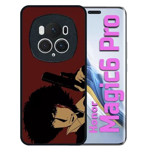 Coque Pour Honor Magic 6 Pro - Cowboy Bebop Spike Spiegel - Silicone - Noir