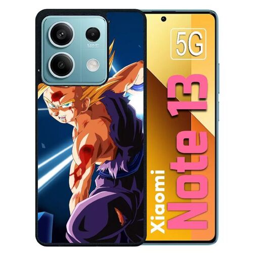 Coque Pour Redmi Note 13 5g - Dbz Gohan Super Saiyan Kamehameha L'eveil D'un Guerrier - Silicone - Noir