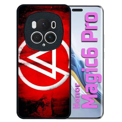 Coque Pour Honor Magic 6 Pro - Linkin Park Logo - Silicone - Noir