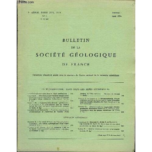 Bulletin De La Société Géologique De France. N°3 - Tome Xvi