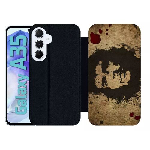 Etui À Rabat Pour Galaxy A35 - Che Guevara Liberte - Simili-Cuir - Noir