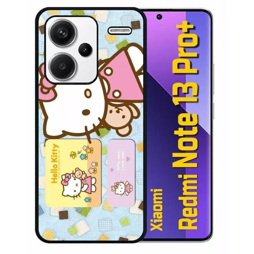 Coque Pour Redmi 13 Pro+ - Hello Kitty I Love You - Silicone - Noir