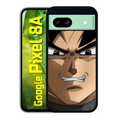 Coque Pour Pixel 8a - Dbz Black Goku Silent Warrior - Silicone - Noir