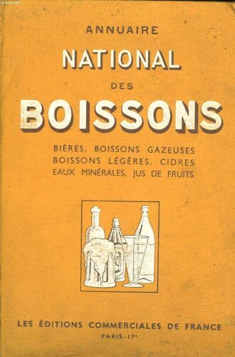 Annuaire National Des Boissons 1959