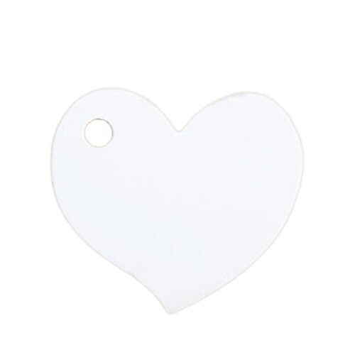 Étiquettes de prix en papier en forrme de coeur, pour emballage de fête de mariage, étiquette cadeau, carte de Message de souhait, bricolage, 50 pièces
