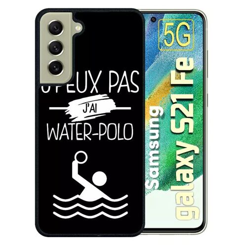 Coque Pour Galaxy S21 Fe 5g - J Peux Pas J Ai Water Polo 2 - Silicone - Noir