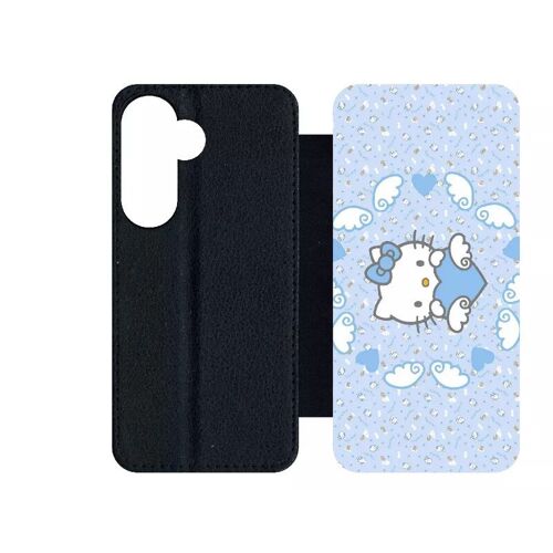 Etui À Rabat Pour Galaxy S24 - Hello Kitty Sweet Dream - Simili-Cuir - Noir