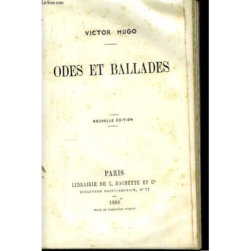 Odes Et Ballades